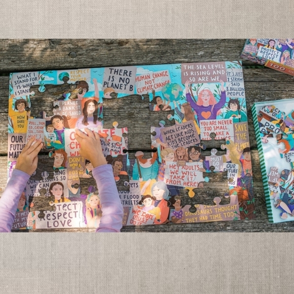 Climate March! 100 Piece Puzzle - Picture 3 of 6